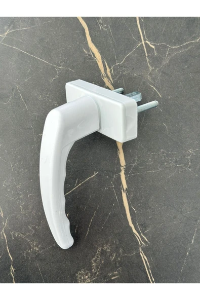 EVA PLAST Pencere Kolu PVC / Plastik Beyaz 3 Adet - 2