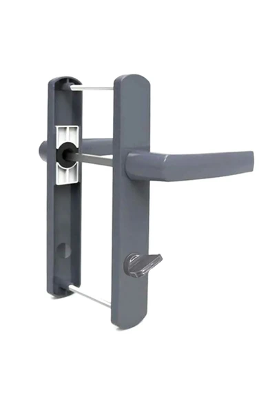 Marka Pvc Banyo Wc Kapı Kolu Antrasit