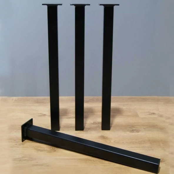 Mutfak Masası Profil Masa Ayağı - 1 Takım (4 Adet) / 6x6x68(h)cm