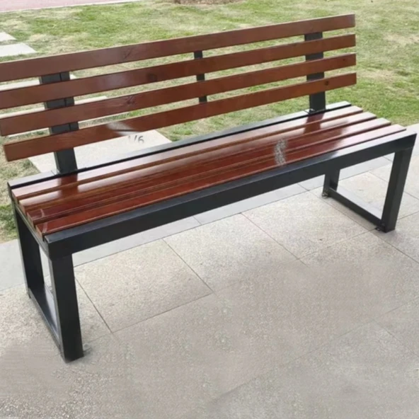 Bank Bahçe Sırtlı Demir Bank Oturak Metal Bank - 2