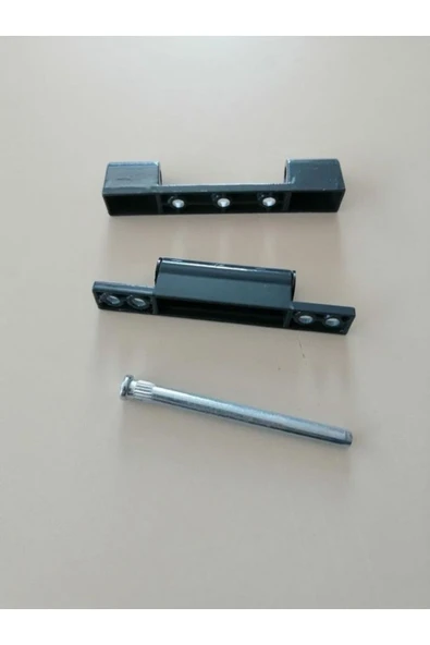 AZRAYAPI Antrasit Gri 95 Mm Pvc Pimapen Kapı Menteşesi (5 ADET)