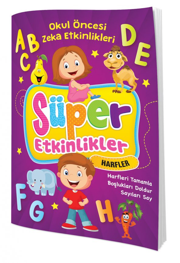 EMA SÜPER ETKİNLİKLER HARFLER OKUL ÖNCESİ ZEKA ETKİNLİKLERİ