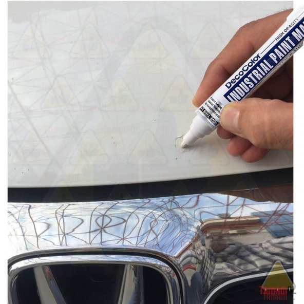 ALMAN MARKASI KAPORTA RÖTÜŞ KALEMİ Siyah Beyaz Gri Kırmızı Mavi - 4