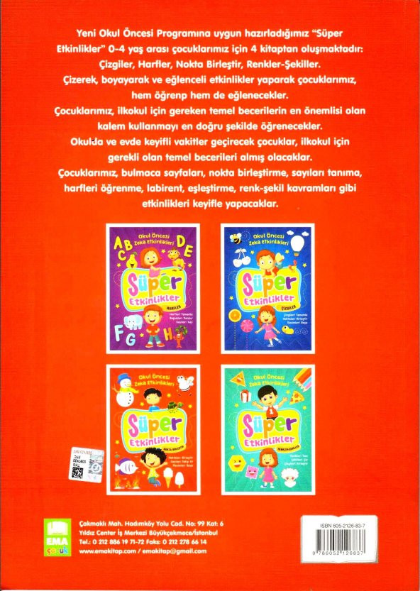 EMA SÜPER ETKİNLİKLER ÇİZGİLER OKUL ÖNCESİ ZEKA ETKİNLİKLERİ - 7