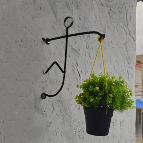 A&N Dekor Dekoratif Çöp Adam Saksılık Saksı Duvar Aparatı