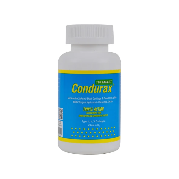 Condurax Glucosamıne Shark Cartılage Chondroıtın 120 Tb