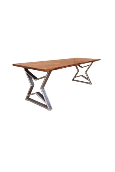 Yıldız Metal Masa Ayağı / Siyah / 2 Parça / 60x5x70(h)cm - 2