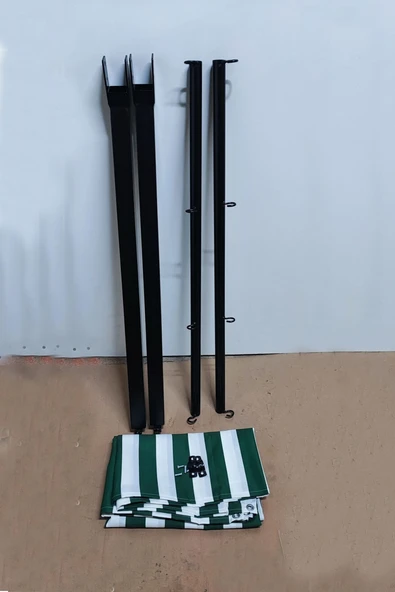 Gölgelikli Profil Hamak Demiri Yeşil Beyaz - 2