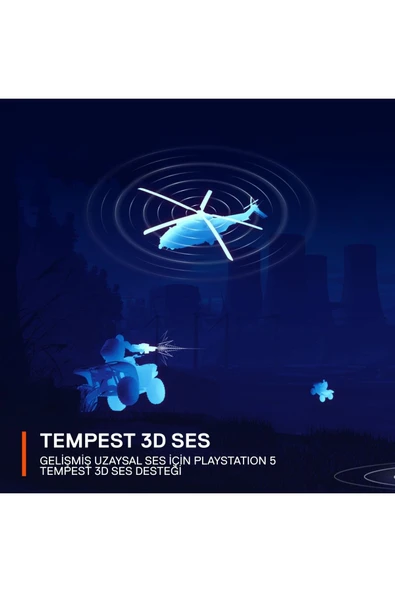 SteelSeries Arctis 7P+ PS5 Wireless Gaming Kulaklık-Kayıpsız 2,4GHz - PS 3D Audio Destekler - Beyaz - 5