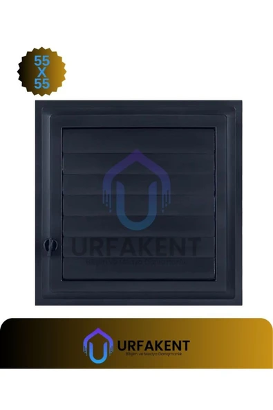 Urfakent Antrasit Menfez Panjur 55 X 55 Banyo Wc Havalandırma Yapışkanlı