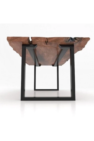 DEKOR Metal Masa Ayağı / 6 Kişilik / Siyah / 150x70x70(h) - 3