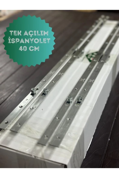 İTO KİLİT 40cm Ispnayolet Pimapen Kapı Pencere Kilidi Ispanyoleti /1 Adet - 3