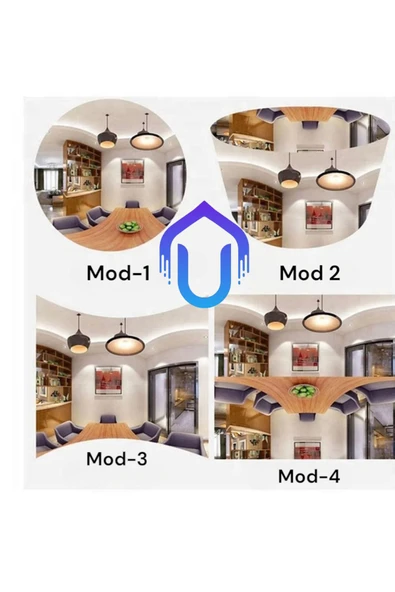 Urfakent V380 360 Görüşlü Smart Wifi Kamera İç Mekan Ve Asansör Kamerası - 6