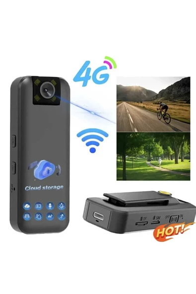 Urfakent Yaka Kamerası Sim Kartlı 4G 1080P Bataryalı - 4