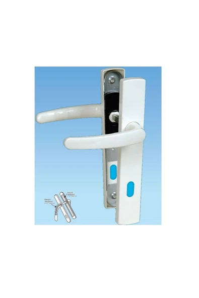 EVA PLAST Pvc Pimapen Plastik Kapı Kolu (ODA) Kahverengi(ALTINMEŞE) 4 Adet - 4