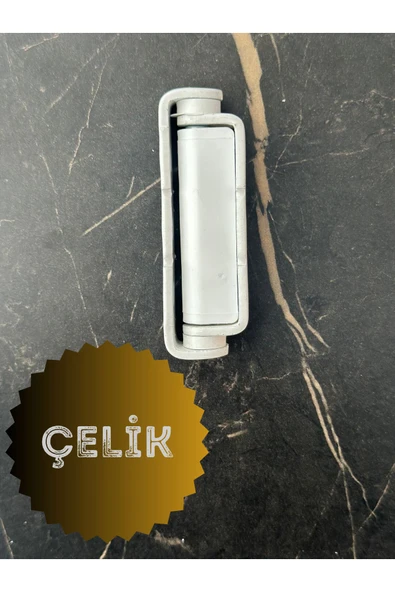 ÖZFIRAT PVC YAPI Pvc Pimapen Kapı Pencere Pratik Çelik Menteşe 80mm Beyaz (10 ADET) Vidalar Dahil - 3