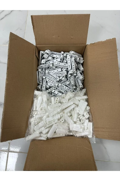 Urfakent 80mm Pratik Çelik Menteşe Beyaz 1 Koli (200ADET) - 2
