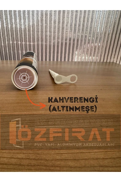 ÖZFIRAT PVC YAPI Silikonize Kahverengi (ALTINMEŞE) Mastik Pvc Kenarları Için Mükemmel-30 Adet-1 Koli - 3