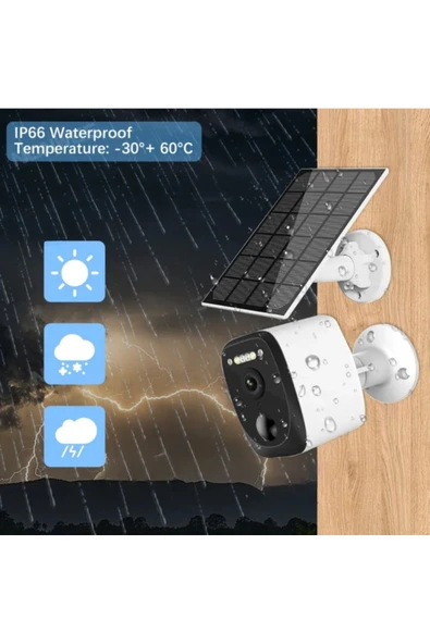 Urfakent Ubox 4G Şarjlı Ve Panelli Kullanılabilen Sabit Güvenlik Kamerası(Hafıza Kartı Dahildir) - 7