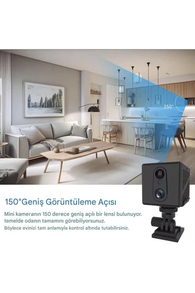 Urfakent 4G Sim Kartlı Mikro Şarjlı Video Kamera(Hafıza Kartı Dahildir)