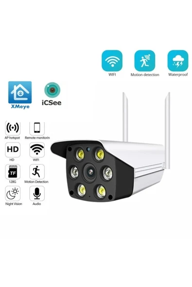 Urfakent Icsee Xmeye Yazılımlı 1080p Wifi Akıllı Kamera Led Aydınlatmalı Hafıza Kartı Dahildir Hediyelidir
