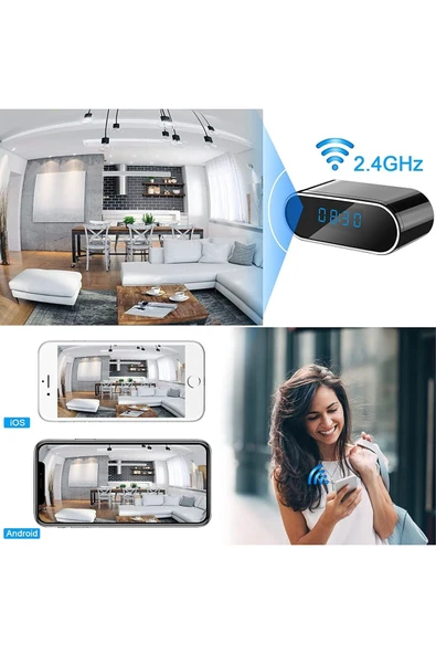 Urfakent Dijital Saat Görünümlü Video Kamera+Hafıza Kartı Dahildir+ - 2