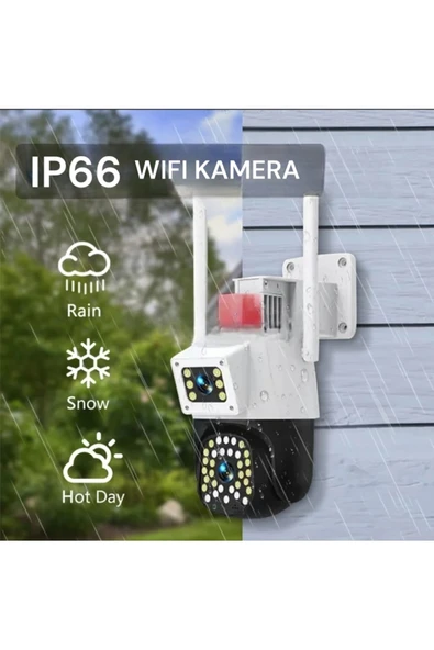 Urfakent Yoosee Çift Kameralı Ve Sirenli Wifi Kamera(Hafıza Kartı Dahildir) - 3