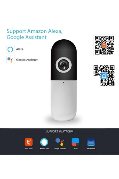 Urfakent Tuya Smart İÇ Ortam Wifi Kamera(Hafıza Kartı Dahildir) - 5