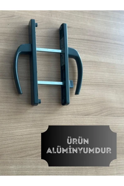ÖZFIRAT PVC YAPI Alümünyum Kapı Kolu Balkon Alümünyum Kapı Kolu / Antrasit 3 Adet - 3