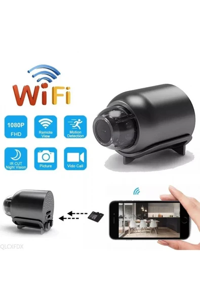 Urfakent X5 Mini WİFİ Kamera 1080P Net Görüntü(Hafıza Kartı Dahildir) - 1
