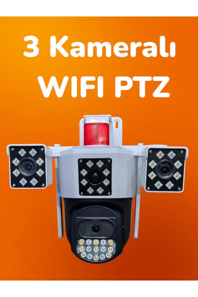 Urfakent 3 Kameralı PTZ Wİfi Kamera - 2