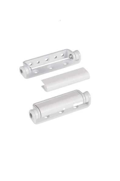ÖZFIRAT PVC YAPI Pvc Pimapen Kapı Pencere Pratik Çelik Menteşe 80mm Beyaz (10 ADET) Vidalar Dahil - 4