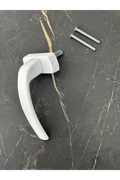ÖZFIRAT PVC YAPI Pencere Kolu / ALÜMÜNYUM Beyaz 5 Adet - 3