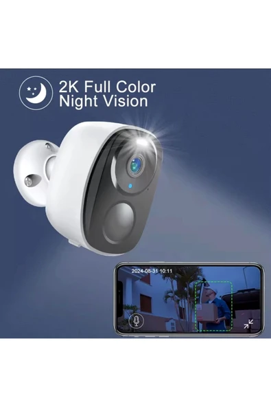 Urfakent 2K Bataryalı Wifi Kamera 2-3 Ay Bekleme Süresi Okam Pro Yazılım - 4