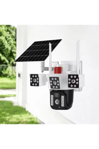 Urfakent 4G Solar Kamera Çift Kameralı Sim Kart İle Çalışan Güneş Enerjili Kamera(Hafıza Kartı Dahildir) - 5