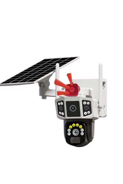 Urfakent 4G Solar Kamera Çift Kameralı Sim Kart Destekli Güvenlik Kamerası(Hafıza Kartı Dahildir) - 2