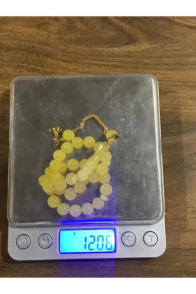 Urfakent Altın Püsküllü Küre Damla Kehribar - 3