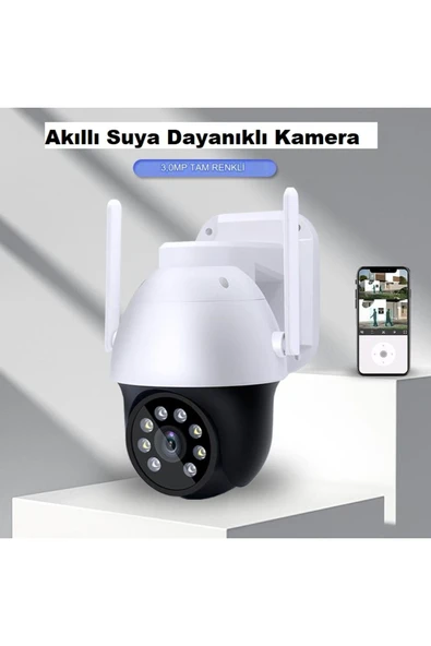 Urfakent Carecam Pro 3MP Smart Akıllı Wıfı Ptz Kamera(Hafıza Kartı Dahildir) - 5