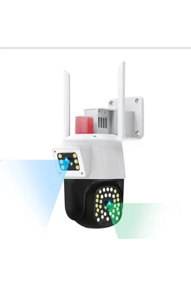 Urfakent Yoosee Çift Kameralı Ve Sirenli Wifi Kamera(Hafıza Kartı Dahildir)