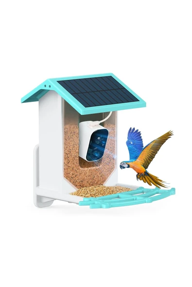Urfakent 2.5K Kuş Yemleme Kamerası Vico Home Yazılım Wifi Solar Kamera - 1
