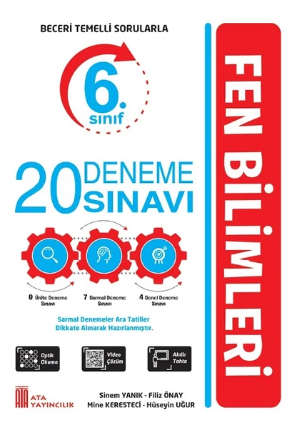 Ata 6.Sınıf Türkçe-Matematik-Fen Bilimleri-Sosyal Bilgiler Deneme Seti - Resim 2