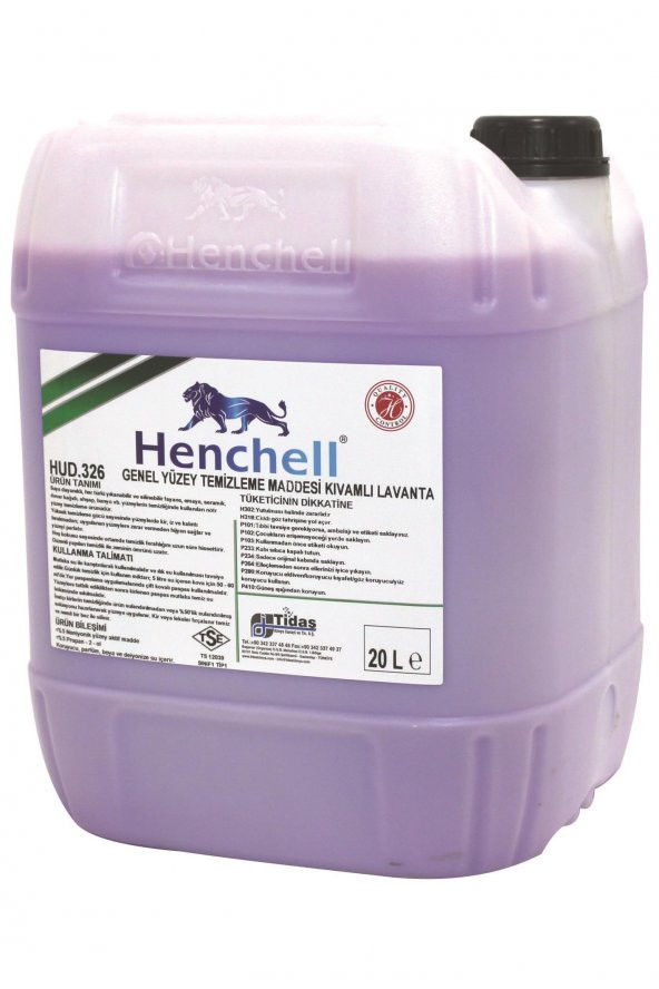 HENCHELL GENEL YÜZEY TEMİZLEME MADDESİ ULTRA LAVANTA 20KG