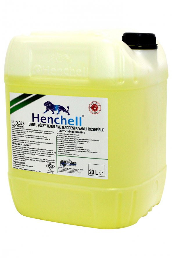 HENCHELL GENEL YÜZEY TEMİZLEME MADDESİ ULTRA ROSEFIELD 20KG - 3