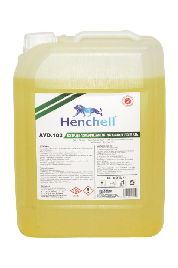 HENCHELL ELDE BULAŞIK YIKAMA DETERJANI-ULTRA 5KG
