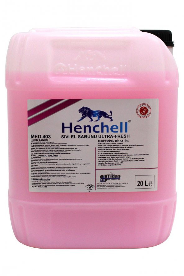 HENCHELL SIVI EL SABUNU ULTRA - FRESH 20L