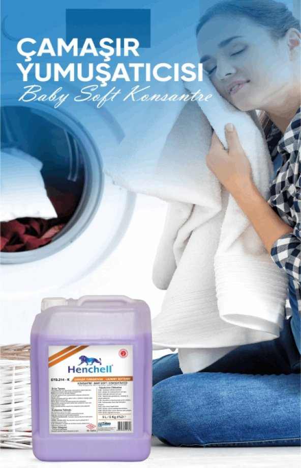 HENCHELL ÇAMAŞIR YUMUŞATICISI - KONSANTRE - BABY SOFT 5L - 2