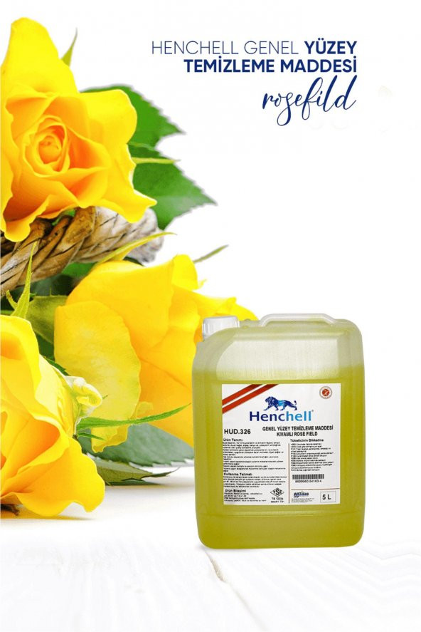 HENCHELL GENEL YÜZEY TEMİZLEME MADDESİ ULTRA ROSEFIELD 5KG - 2