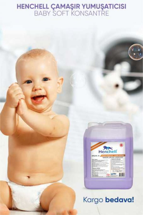 HENCHELL ÇAMAŞIR YUMUŞATICISI - KONSANTRE - BABY SOFT 5L - 3