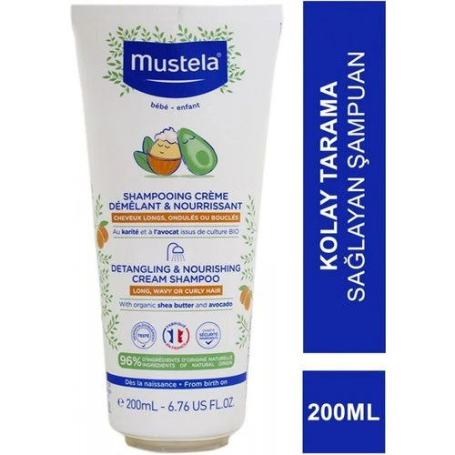 Mustela Saç Dolaşıklık Karşıtı Besleyici Şampuan 200 Ml