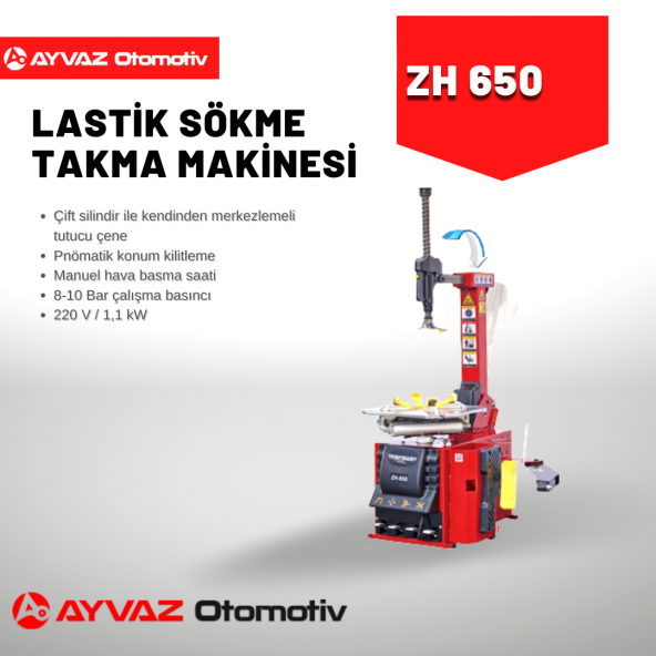 LASTİK SÖKME TAKMA MAKİNASI - ZH 650